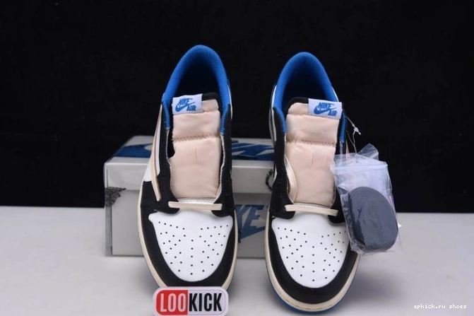 Cheap 1 Scott x Design Jordan x Travis Retro DM7866-140 Air Fragment Low 0627
